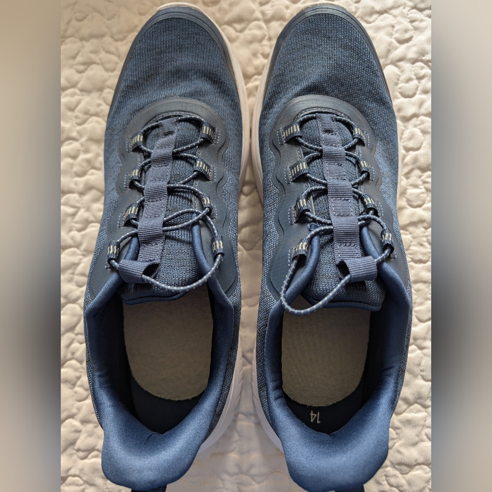 Men's Blue Athletic Slip On Sneakers